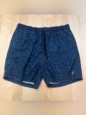 Nautica Mens board shorts floral pattern no liner XL